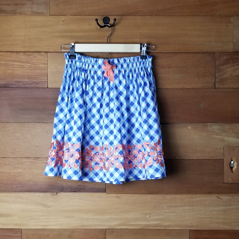 Matilda Jane 435 gingham tween skirt size 12